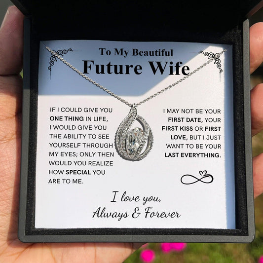 AllGifting, Birdcage Necklace For Women,  Future Wife Gift Pendant Jewelry, Card3
