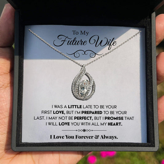 AllGifting, Birdcage Necklace For Women,  Future Wife Gift Pendant Jewelry, Card8