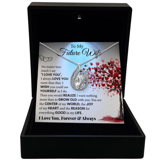 Women's Necklace Future Wife Gift Pendant Jewelry, Card9