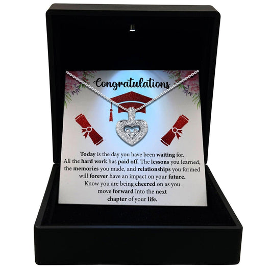Women's Necklace Graduation Gift Pendant Jewelry, Card2