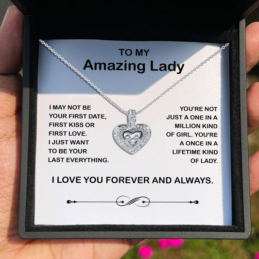 AllGifting, Floating Heart Necklace, Pendant Jewelry, Card14