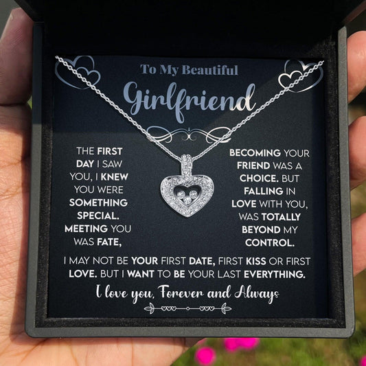 AllGifting, Floating Heart Necklace, Pendant Jewelry, Card30