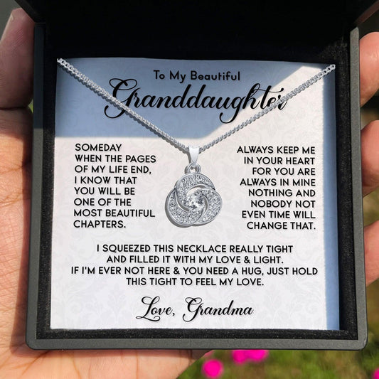 AllGifting, Love Knot Necklace For Women, Pendant Jewelry, Card37