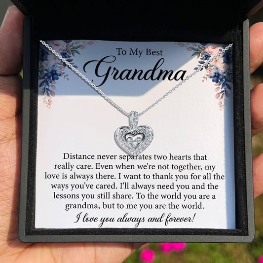 AllGifting, Floating Heart Necklace, Pendant Jewelry, Card39