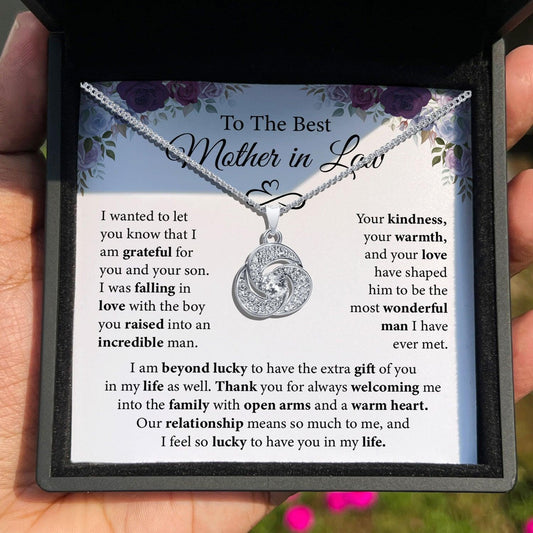 AllGifting, Love Knot Necklace For Women, Pendant Jewelry, Card41