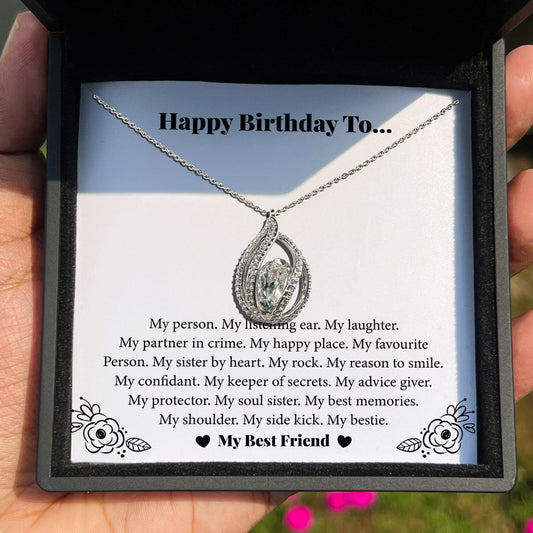 AllGifting, Birdcage Necklace For Women,  Pendant Jewelry, Card50
