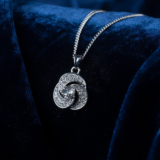AllGifting, Love Knot Necklace For Women, Pendant Jewelry, Card54