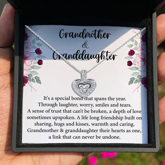 AllGifting, Floating Heart Necklace, Pendant Jewelry, Card64