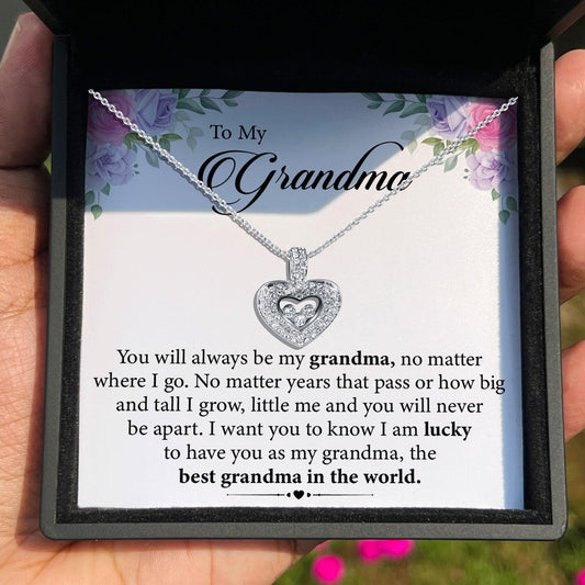 AllGifting, Floating Heart Necklace, Pendant Jewelry, Card65